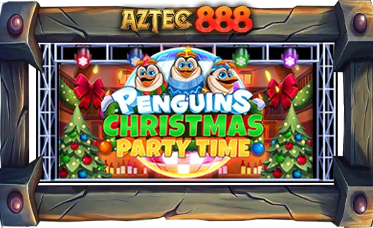 Penguins Christmas Party Time